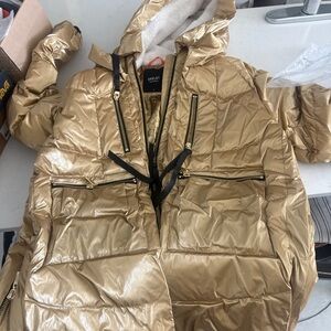Gold Puffer Jacket